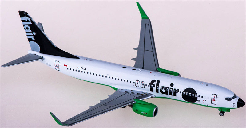 NG Models Flair Airlines Boeing 737-800 C-FFLA 1:400 Diecast Model view 1