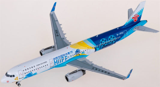 FLOZ China Southern Airbus A321 B-1832 1:400 Aircraft Pre-built  Airliner Model Display