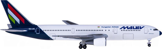 Herpa Malev Boeing 767-300 HA-LHC 1:500 Diecast Model view 1