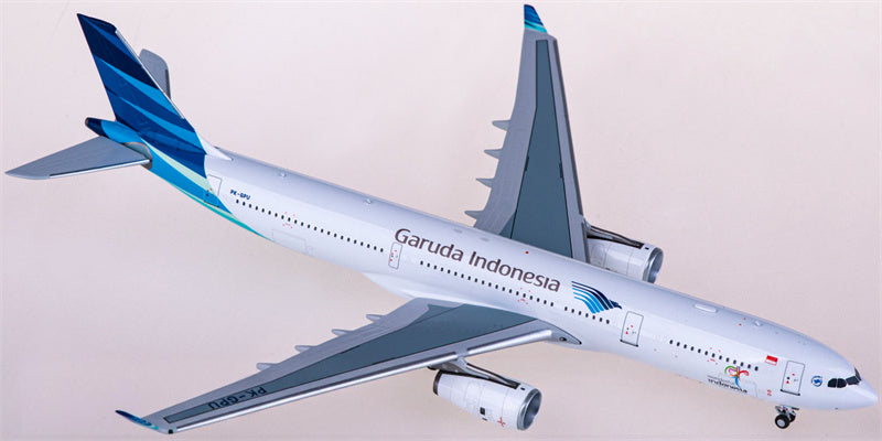 NG Models Garuda Indonesia Airbus A330-300 PK-GPU 1:400 Diecast Model view 1