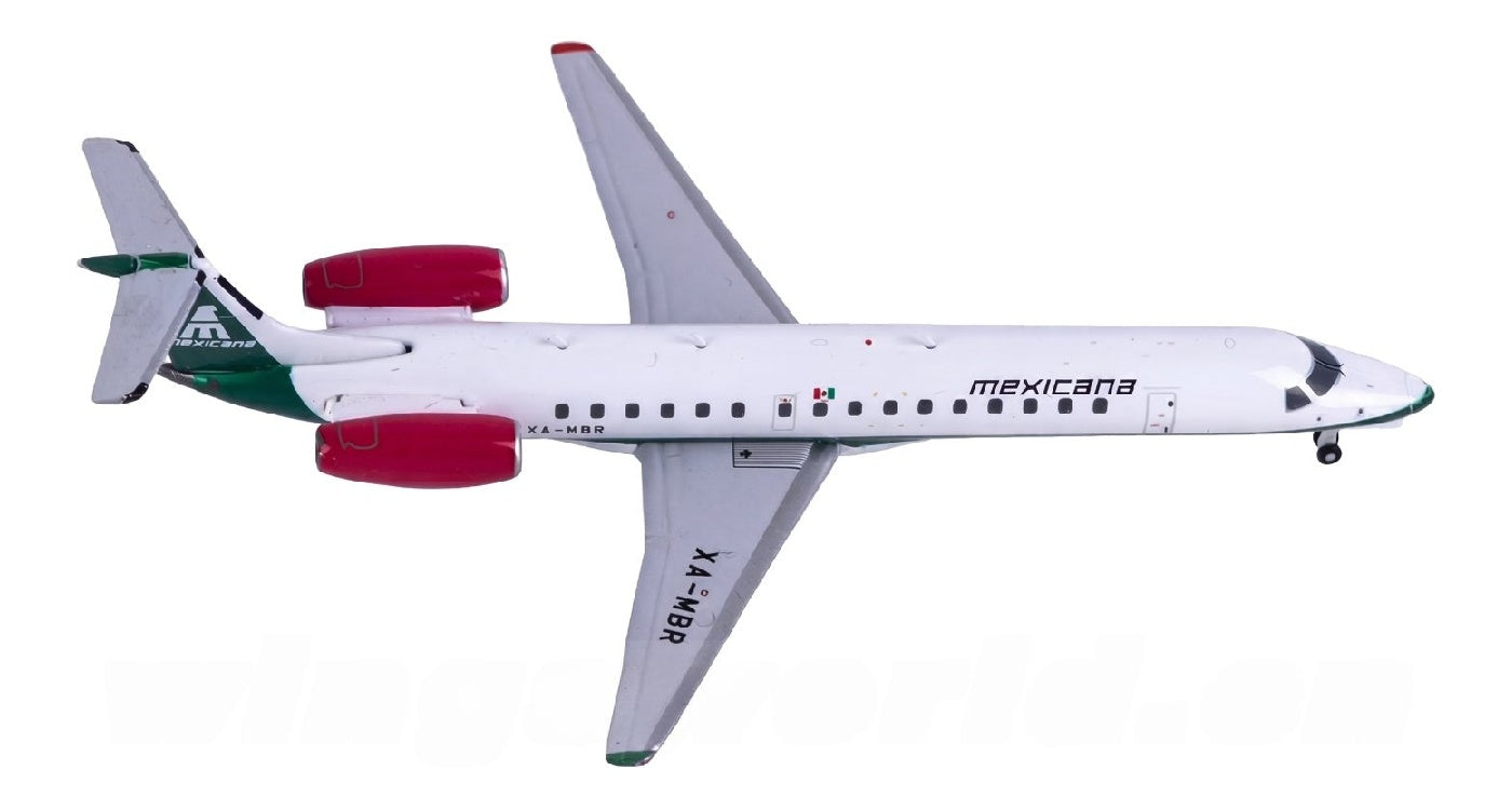 Geminijets 1:400 Mexicana Embraer ERJ-145EP XA-MBR  DIECAST Model