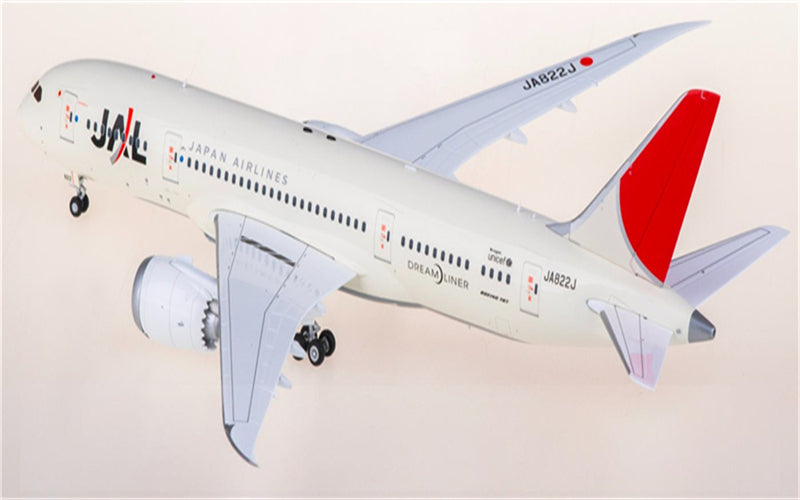 SQ Wings Japan Airlines for Boeing 787-8 JA822J 1:200 Airplane Pre-built  Airliner Model Display