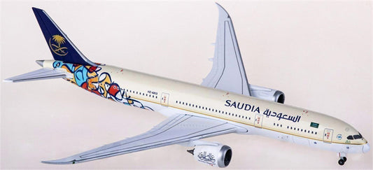 Herpa Saudia Boeing 787-9 HZ-AR13 1:500 Diecast Model view 1
