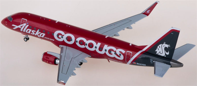 Geminijets Alaska Airlines Embraer ERJ-175LR N661QX 1:200 Aircraft Pre-built  Airliner Model Display