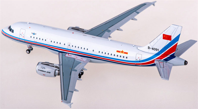 NG Models PLAAF Airbus A319 B-4091 1:400 Diecast Model view 2