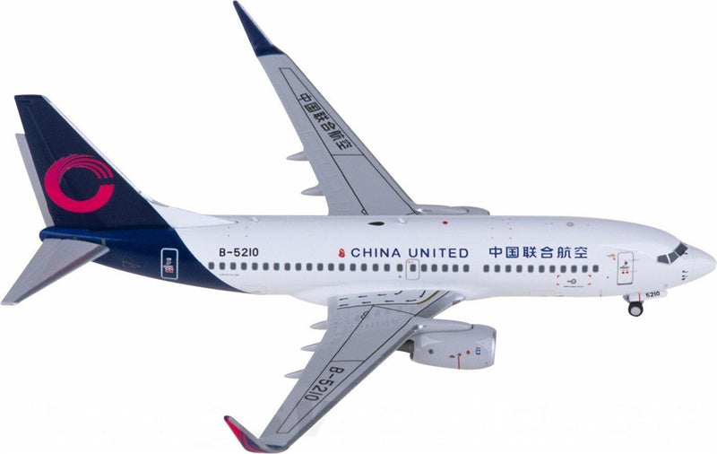 NG Models China United Airlines Boeing 737-700 B-5210 1:400 Diecast Model view 1