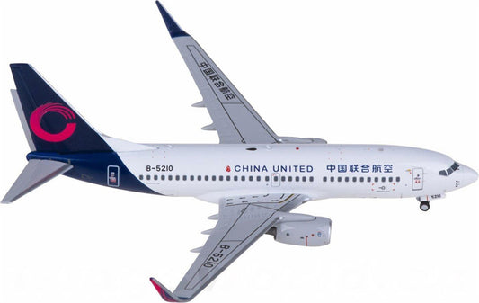 NG Models China United Airlines Boeing 737-700 B-5210 1:400 Diecast Model view 1