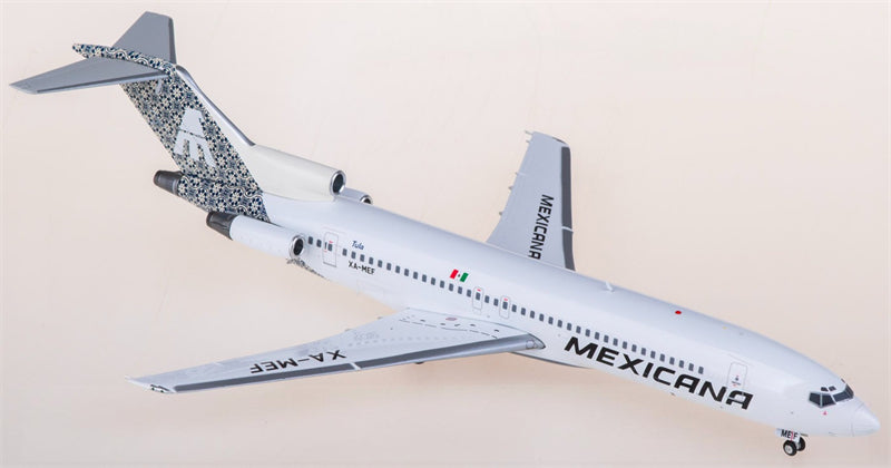 JC Wings Mexicana Boeing 727-200 XA-MEF 1:200 Diecast Model view 1