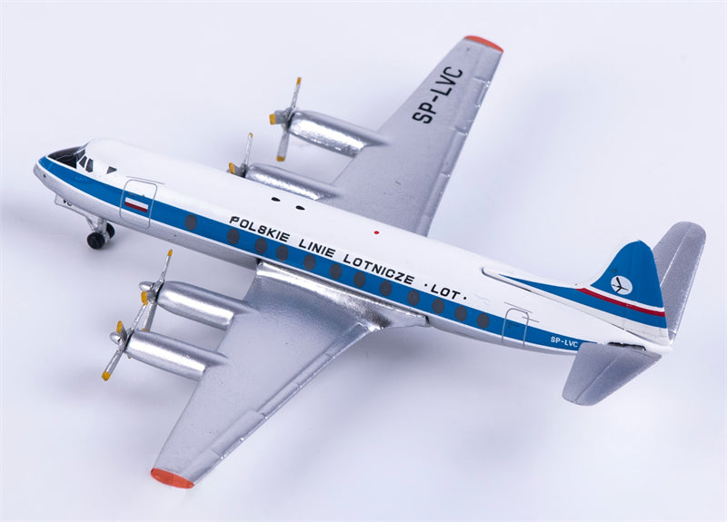 Aeroclassics 1:400 LOT Polish Airlines  Vickers  SP-LVC  DIECAST Model