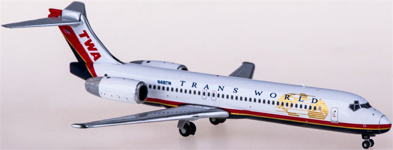 Geminijets TWA Boeing 717-200 N418TW 1:400 Diecast Model view 3