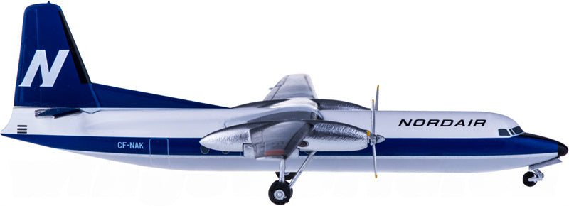 AeroClassics Nordair Fokker F-27 CF-NAK 1:200 Diecast Model view 2