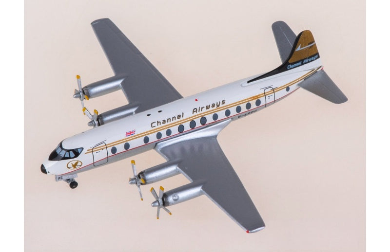 AeroClassics Channel Airways Vickers Viscount 800 G-APPC 1:400 Aircraft Pre-built  Airliner Model Display