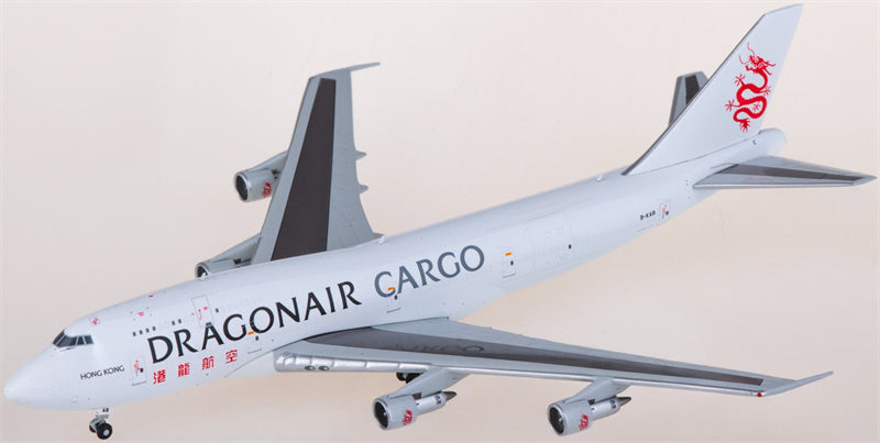 JC Wings Dragonair Cargo Boeing 747-300M(SF) B-KAB 1:400 Diecast Model view 4