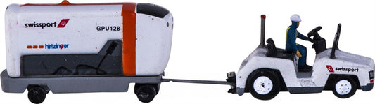 Fantasy Wings Swissport Ground Power Unit Set 1:200 Accessory Pre-built  Airliner Model Display