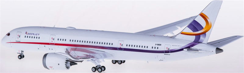 JC Wings DeerJet Boeing 787-8 2-DEER Flaps Down 1:400 Diecast Model view 4