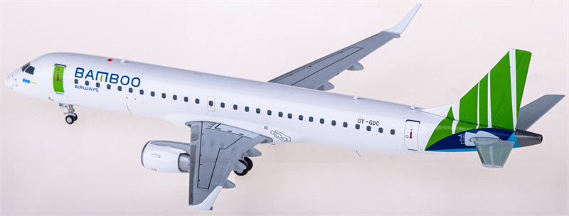 JC Wings Bamboo Airways for Embraer ERJ-190-200LR OY-GDC 1:200 Airplane Pre-built  Airliner Model Display