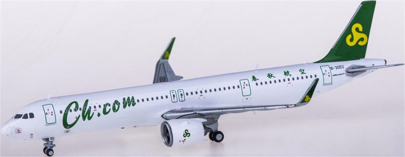 JC Wings 1:400 Spring Airlines Airbus A321neo B-30EU Diecast Model view 2