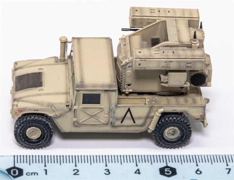 T-MODEL Hummer Air Defense System Frontline Area Air Defense US Saudi Arabia 1991 1:72 Tank Pre-built Model