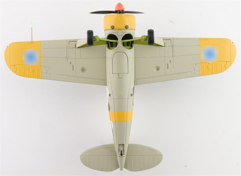 HOBBY MASTER Brewster Model 239 Buffalo (winter scheme) BW364 3/LeLv 24 flown by WO Ilmari Juutilainen March 1942 0.075 Aircraft Pre-built Model