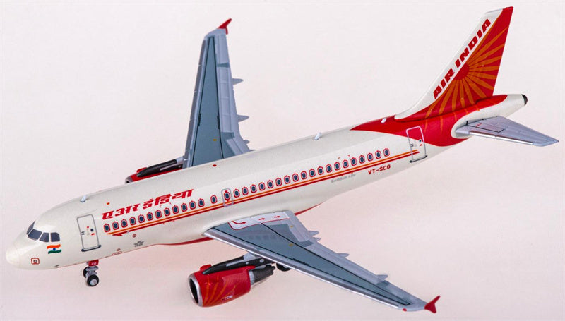 NG Models Air India for Airbus A319 VT-SCG 1:400 Airplane Pre-built  Airliner Model Display