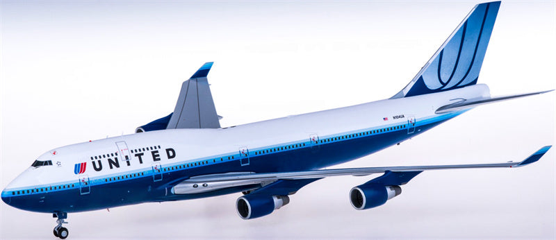 JC Wings United Airlines Boeing 747-400 N104UA 1:200 Diecast Model view 2