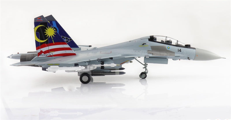 HOBBY MASTER Sukhoi SU30MKM Flanker M52-14 TUDM LIMA 2013 Malaysia 1:72 Aircraft Pre-built Model