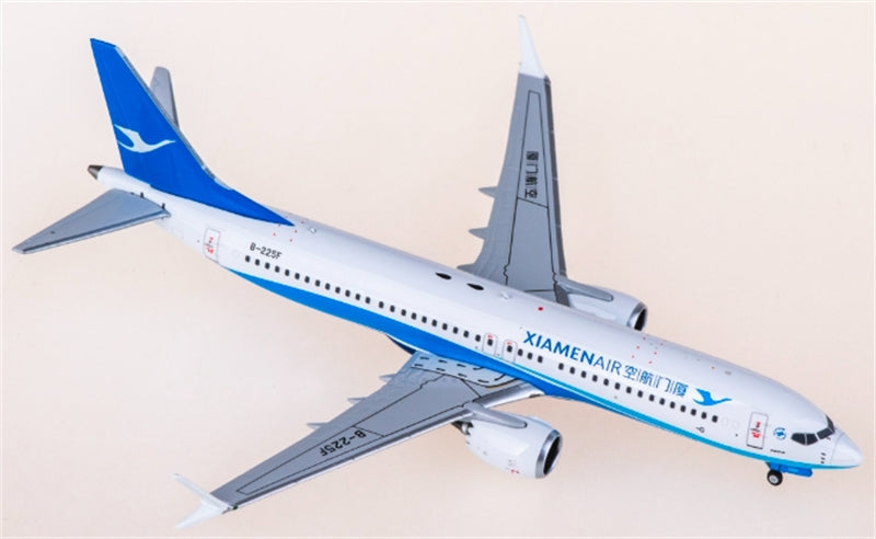 NG Models XiamenAir Boeing 737 MAX 8 B-225F 1:400 Diecast Model view 1