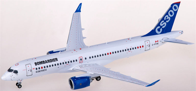 JC Wings Bombardier CS300 C-FFDK 1:200 Diecast Model view 2