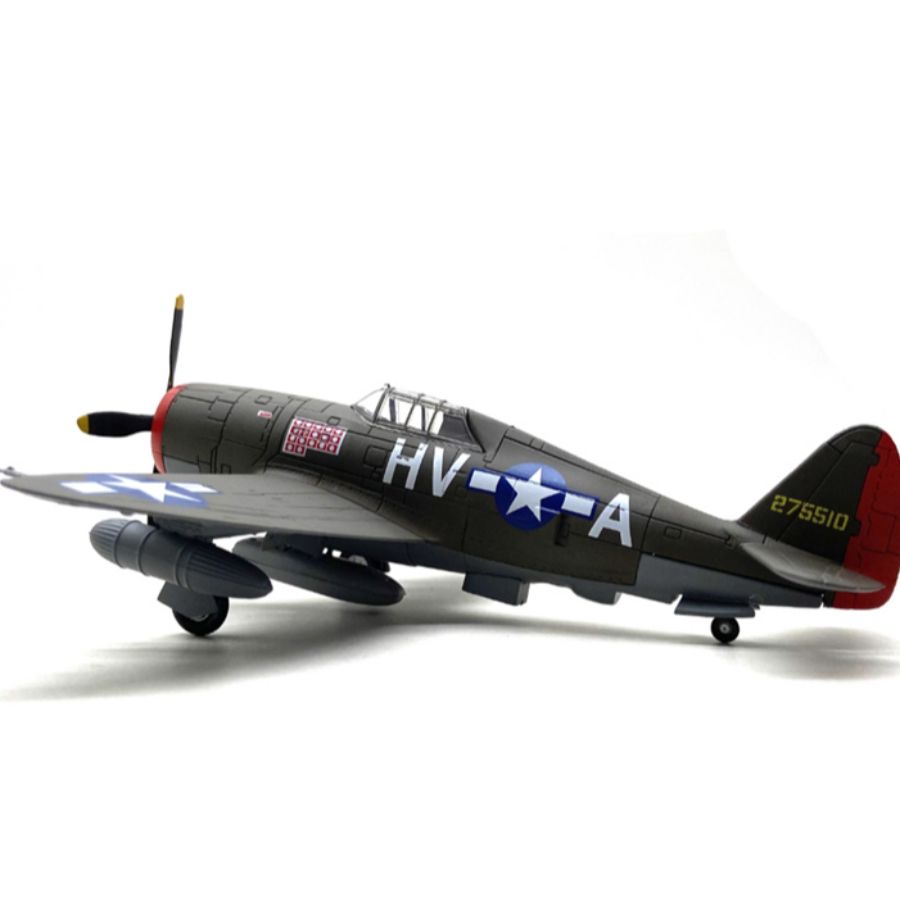 FLOZ US P-47 Thunderbolt fighter jet 1:72 Aircraft Pre-built Model