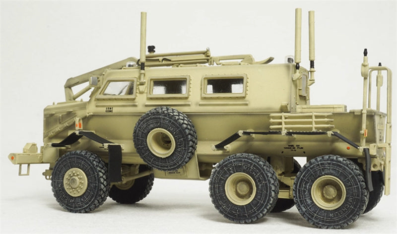 T-MODEL Buffalo Lightning Protection Vehicle US Marine Iraq 2006 desert color 1:72 Tank Pre-built Model