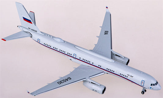 NGモデルズ ロシア空軍 ツポレフ TU-214PU-SBUS RA-64530 1:400 飛行機 組み立て済み旅客機モデル ディスプレイ