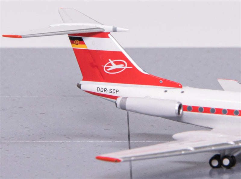 PandaModel Interflug TU-134A DDR-SCP 1:400 Aircraft Pre-built Model