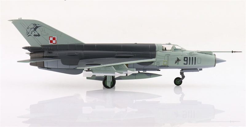 HOBBY MASTER MIG21MF Polish Air Force 9111 3 ELT Poznan-Kresiny Poland 2002 1:72 Aircraft Pre-built Model