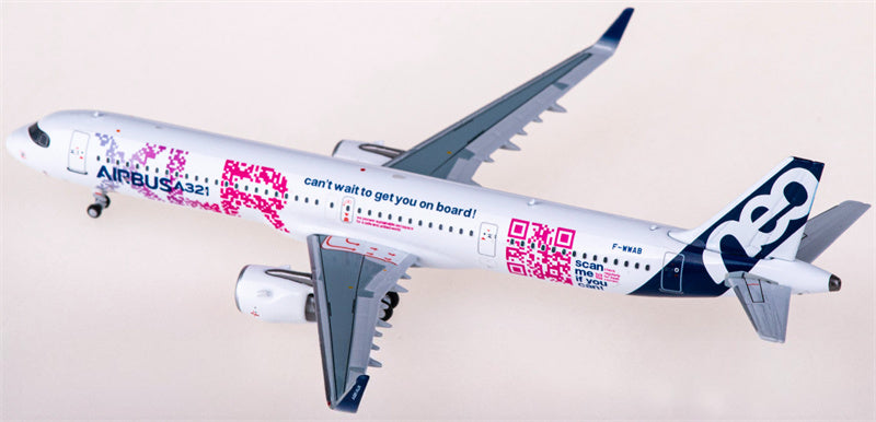 NG Models Airbus A321LR F-WWAB join us on an XLR-journey 1:400 Diecast Model view 2