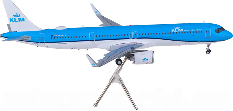 Geminijets KLM for Airbus A321neo PH-AXA 1:200 Airplane Pre-built Airliner Model Display