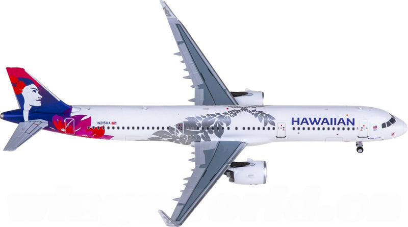 NG Models 1:400 Hawaiian Airlines Airbus A321neo N215HA Model