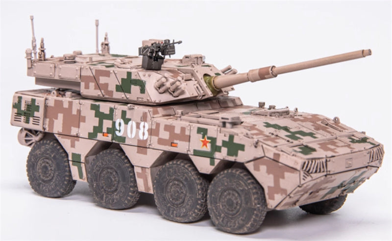 ACE HOBBY Chinese 105mm wheeled tank self-propelled assault Desert Digital 1:72 Tank Pre-built Model