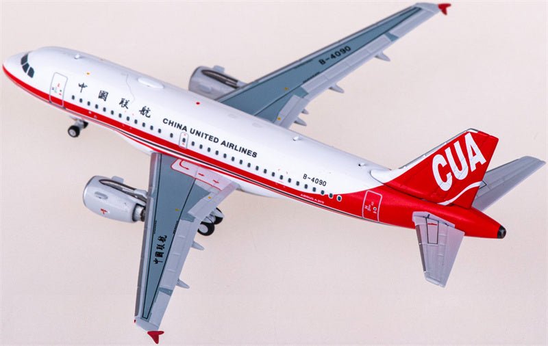 NG Models China United Airlines for Airbus A319 B-4090 1:400 Airplane Pre-built  Airliner Model Display