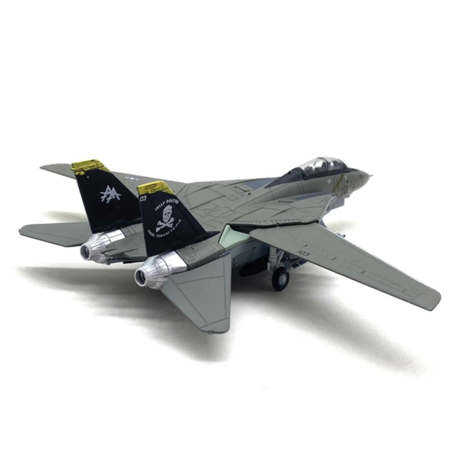 FLOZ F14 Tomcat fighter jet Fine edition dark gray 1:100 Aircraft Pre-built Model