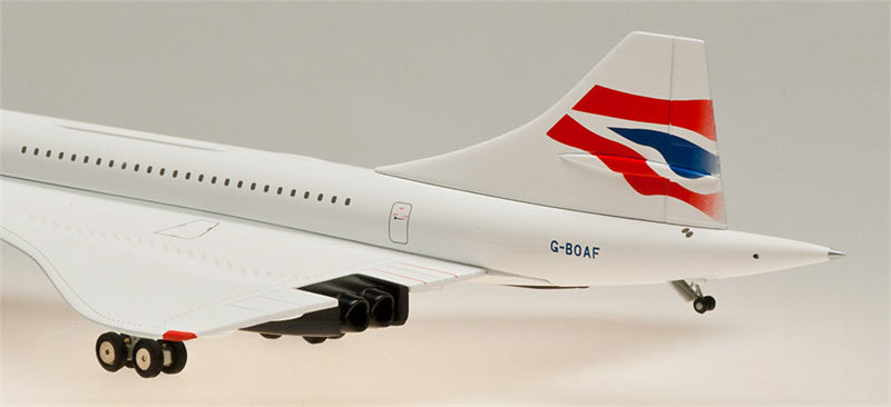 Hogan BRITISH AIRWAYS CONCORDE G-BOAF 1:200 Diecast Model view 2