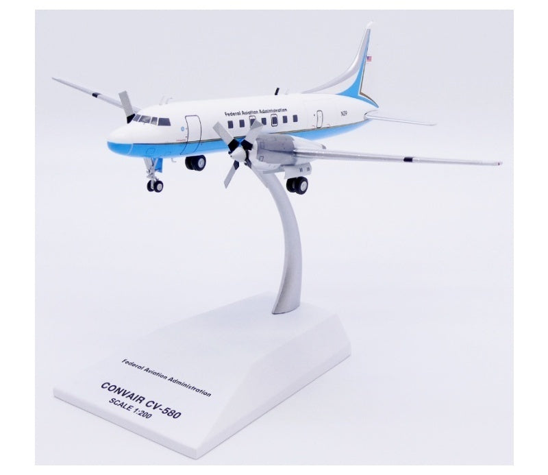 JC Wings 1:200 Federal Aviation Administration CV-580 N39  DIECAST Model
