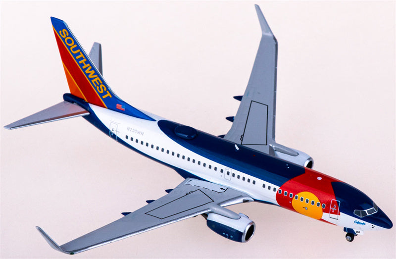 NG Models Southwest Airlines Boeing 737-700 N230WN 1:400 Diecast Model view 1