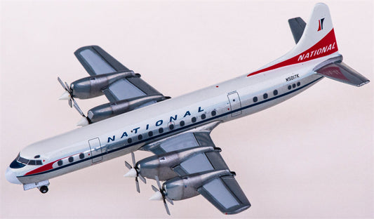Geminijets National Airlines Lockheed L-188A Electra N5017K 1:400 Diecast Model view 1
