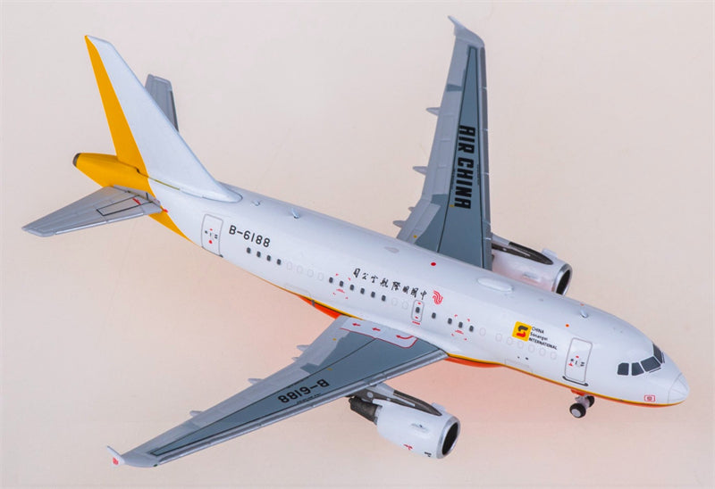NG Models Air China Airbus A318ACJ B-6188 Anzhong Petroleum 1:400 Diecast Model view 1