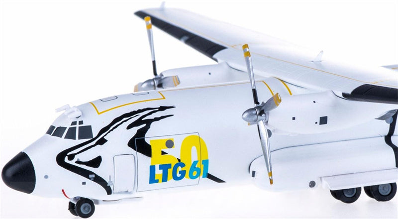 Herpa Luftwaffe Transall C-160 LTG 61 5048 1:200 Diecast Model view 5