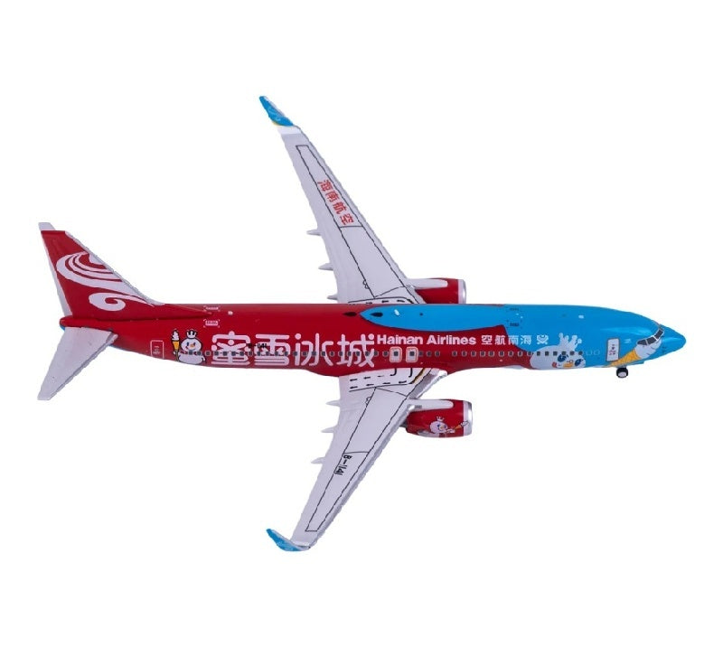 Panda Model 1:400 Hainan Airlines Boeing 737-800 B-1141  DIECAST Model