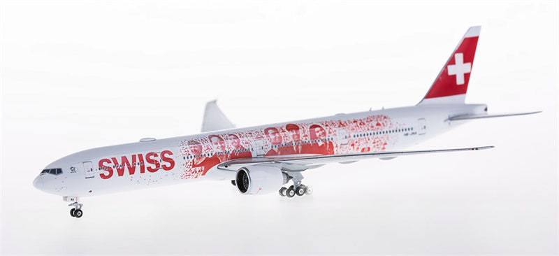Phoenix Swiss for Boeing 777-300ER HB-JNA 1:400 Airplane Pre-built  Airliner Model Display