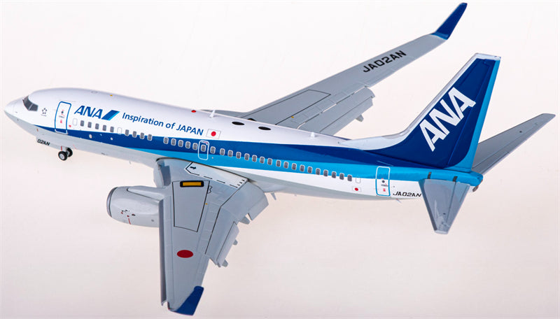 JC Wings ANA Boeing 737-700 JA02AN Flaps Down w/ Aviationtag 1:200 Diecast Model view 2