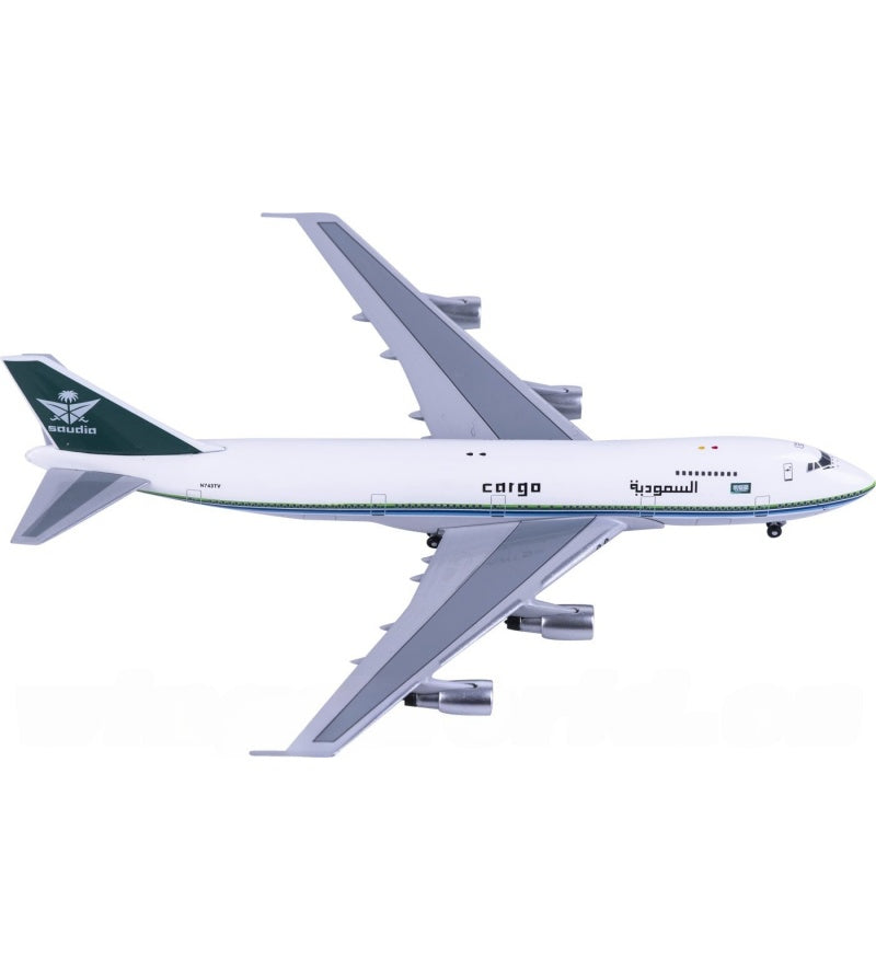 Aeroclassics 1:400 Saudia Boeing 747-200F N743TV  DIECAST Model