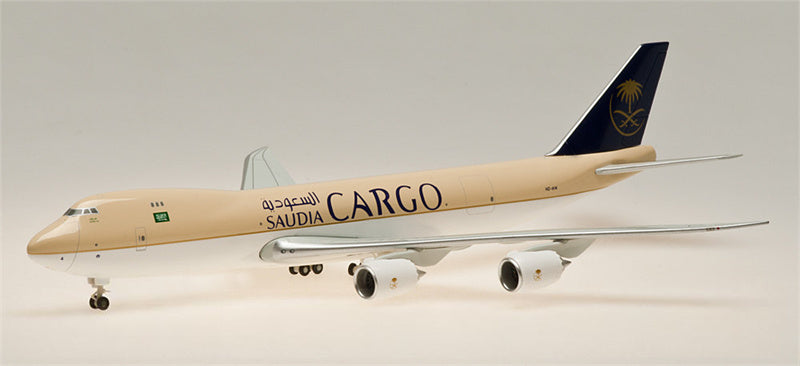 Hogan Saudi Cargo Boeing 747-8F HZ-AI4 1:400 Diecast Model view 1